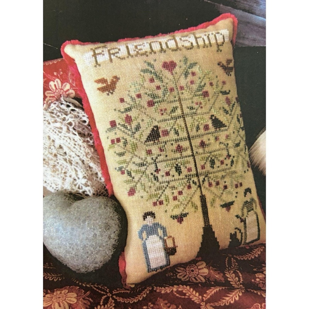 Rare Silver Needle Stitching Circle Kit The Friendship Tree Shakespeares Peddler